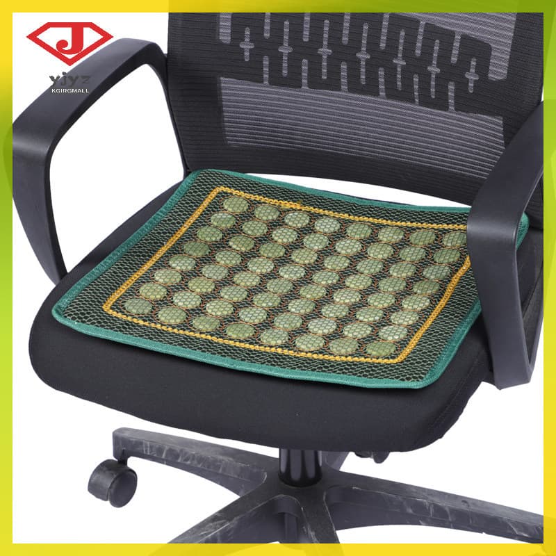 1Pc Almofada De Jade Natural Pedra Verde Assento Confortável Para Uso Em Escritório Doméstico Yujingyouzhang