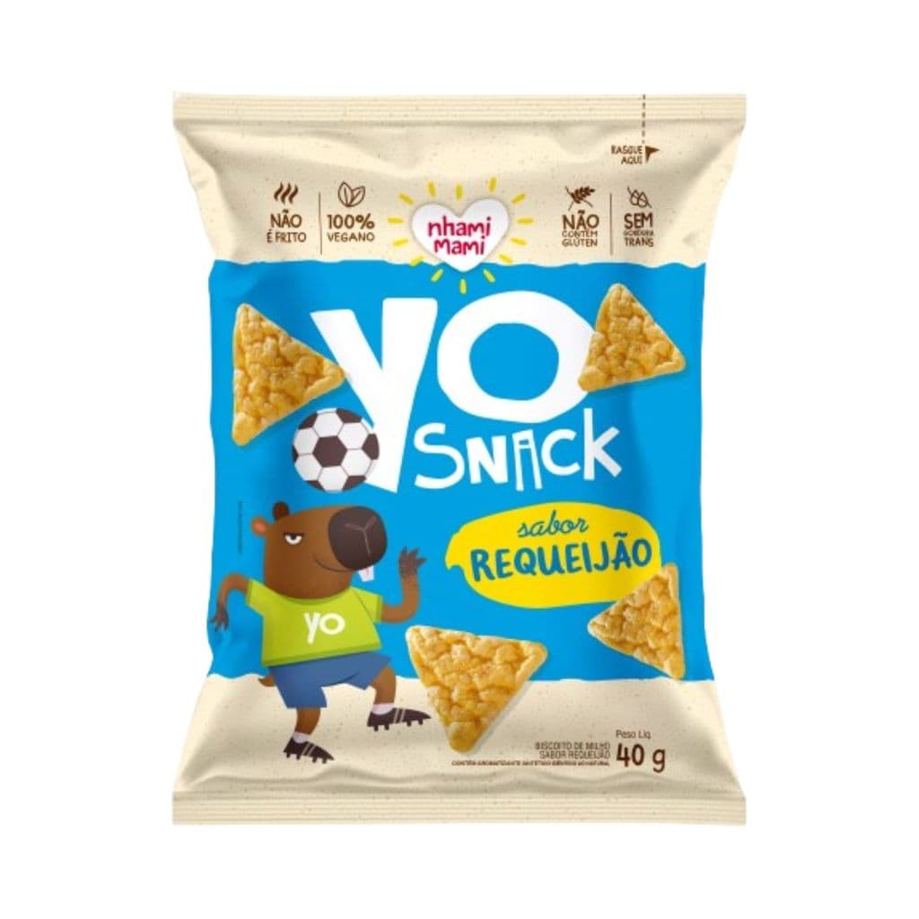 Kit Yo Snack Infantil Requeijão Vegano - Nhami Mami 3 Unidades 40g