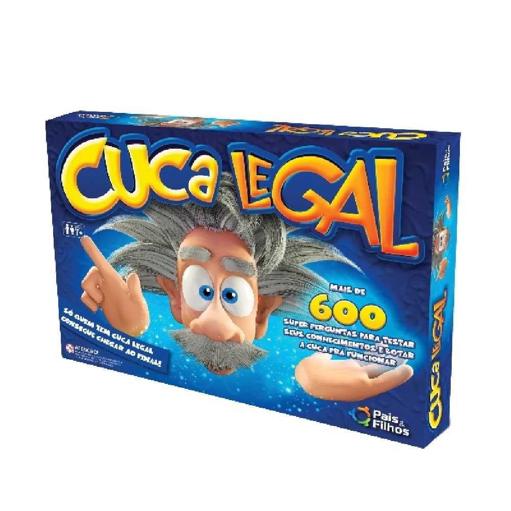 Jogo De Tabuleiro Cuca Legal + 600 Perguntas - Pais & Filhos