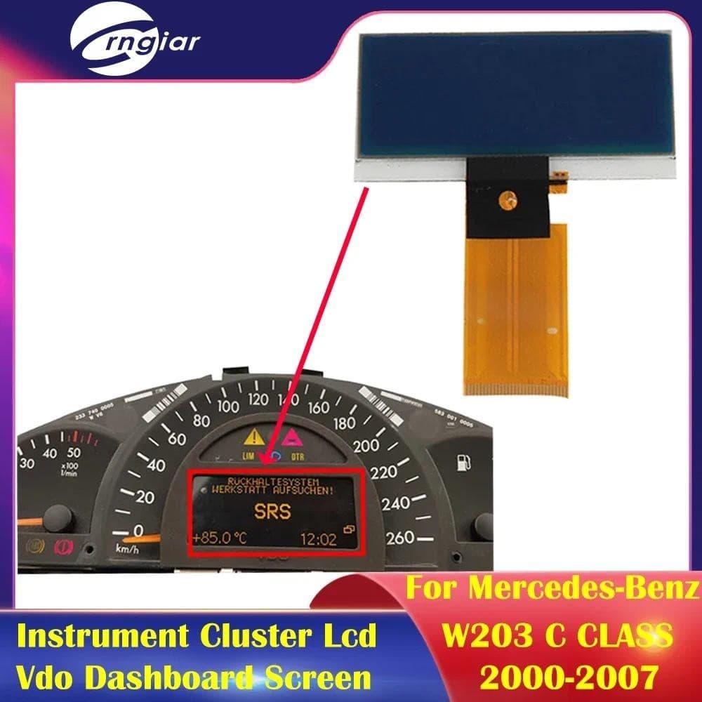 Painel De Instrumentos lcd vdo Tela Do Para Mercedes-Benz W203 C Classe C200 C230 C300 C320 C350 (2000-2007) display
