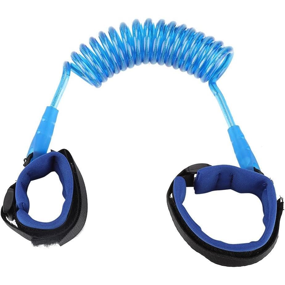 (Pacote de 2) Pulseira de Segurança Flexível para Crianças, Cinta de Segurança, Cinto de Mão, Pulseira, com Corda de Aço