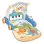Tapete Piano Interativo Bebê Musical Andador Empurrar 2 Em 1