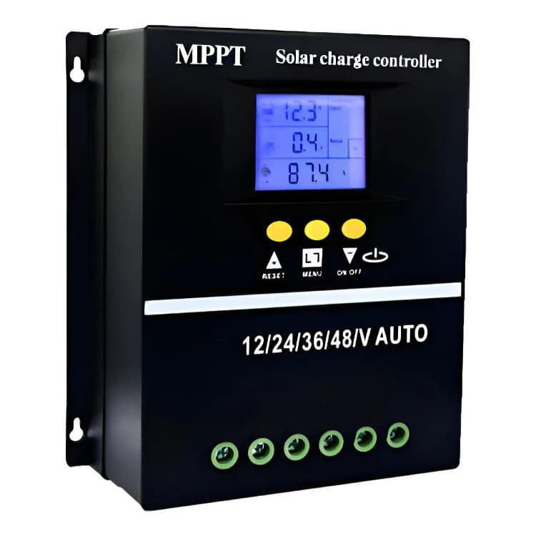 Controlador De Carga Solar 100a Mppt, Regulador,12-48vdispla