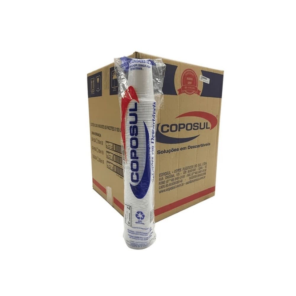 KIT COPOS 180ML – CAIXA COM 200 UNIDADES ENVIAMOS NO MESMO DIA !!!