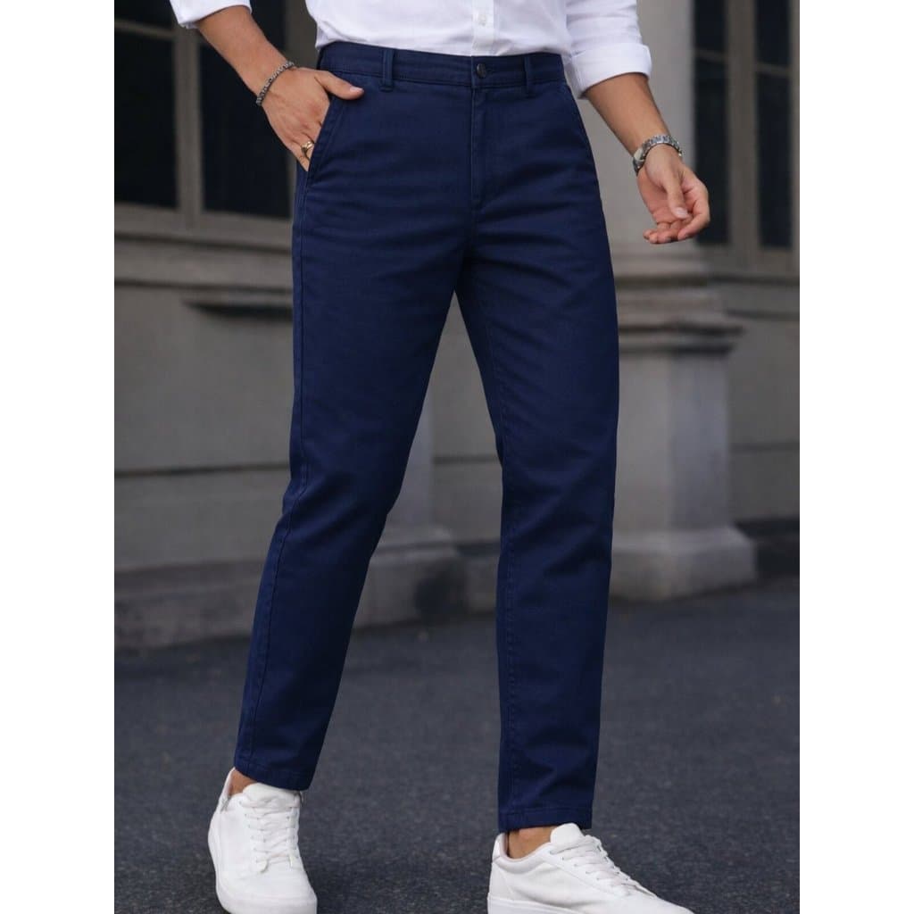 Calça Masculina Sarja Slim com Elastano – Super Confortável | 36 ao 48 | Preço de Fábrica