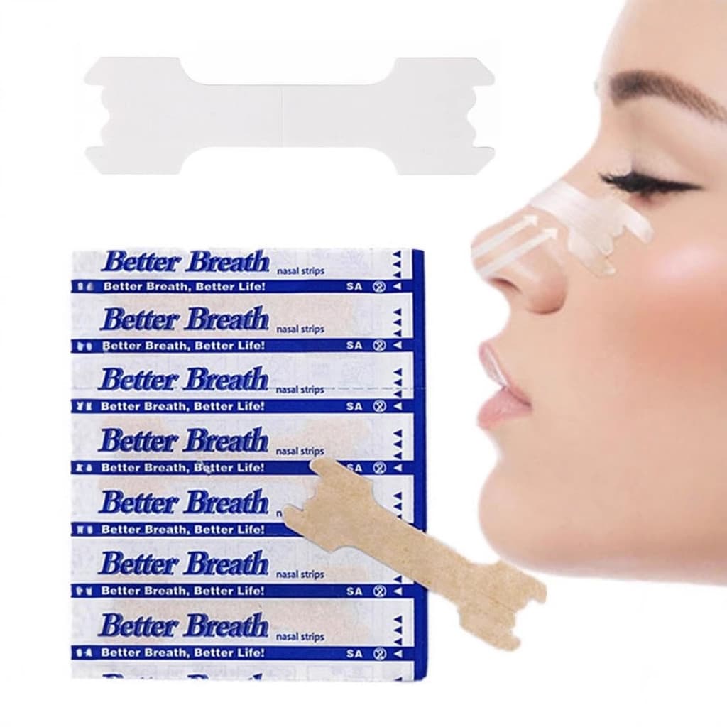 Dilatador Nasal Anti Ronco Tira Nasal Adesivo Nasal Strips Kit 100 Unidades