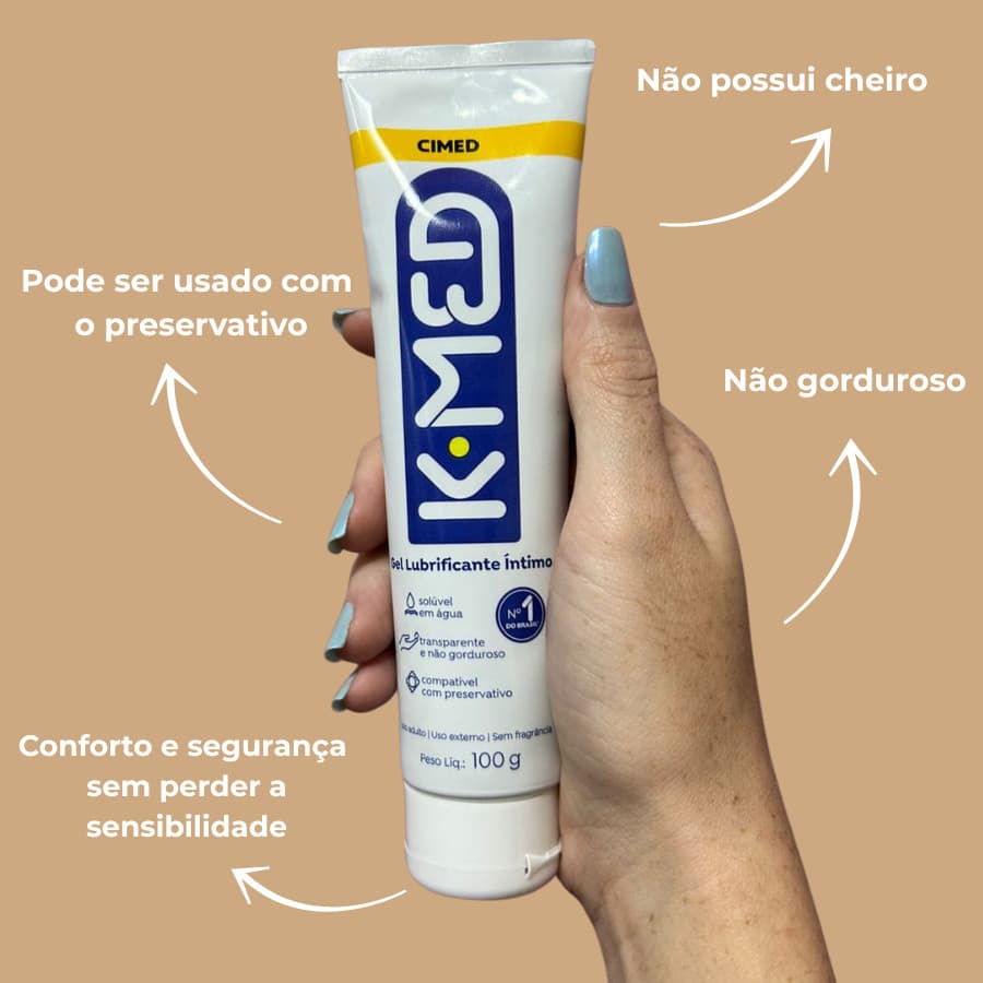 Gel Lubrificante Íntimo K-Med 100g Kmed