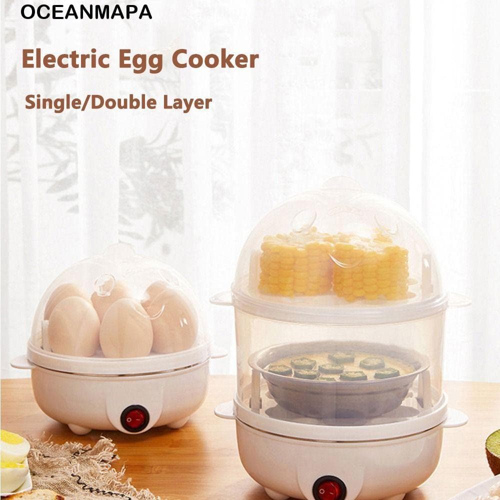 Panela Elétrica De Ovos Oceanmap Rapid Multi Função Food Steamer Poacher Egg Aquecedor Cozinha Leite Cozinhar