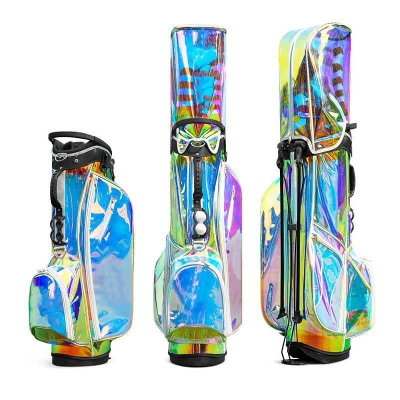 Novo Design De Moda Colorido Golfe Leve Saco Personalizado De Viagem De À Prova Dwaterproof Água Pvc Suporte