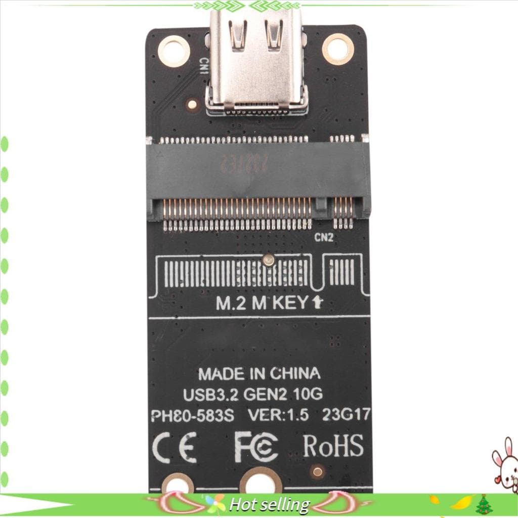 [Qualidade C] 1 Peça M . 2 Para Adaptador De Gabinete SSD Tipo M2 NVME HDD Placa Interposer Preta