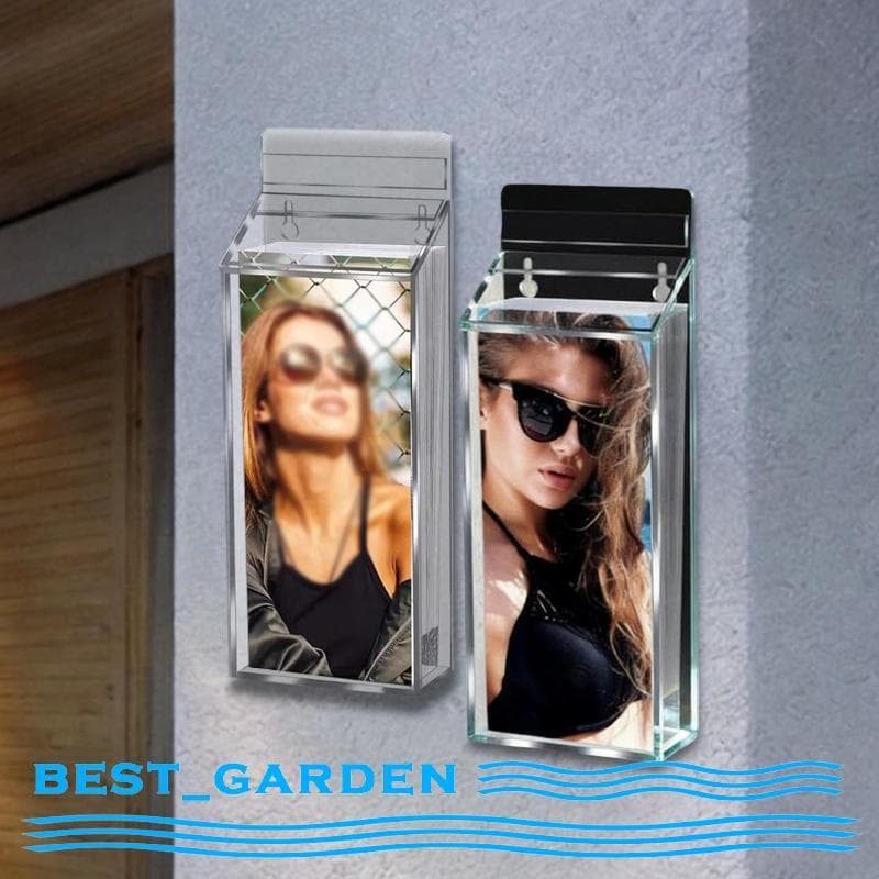 [Best_garden] Porta-Brochuras Ao Ar Livre Documentos Caixa De Exibição De Publicidade Multifuncional