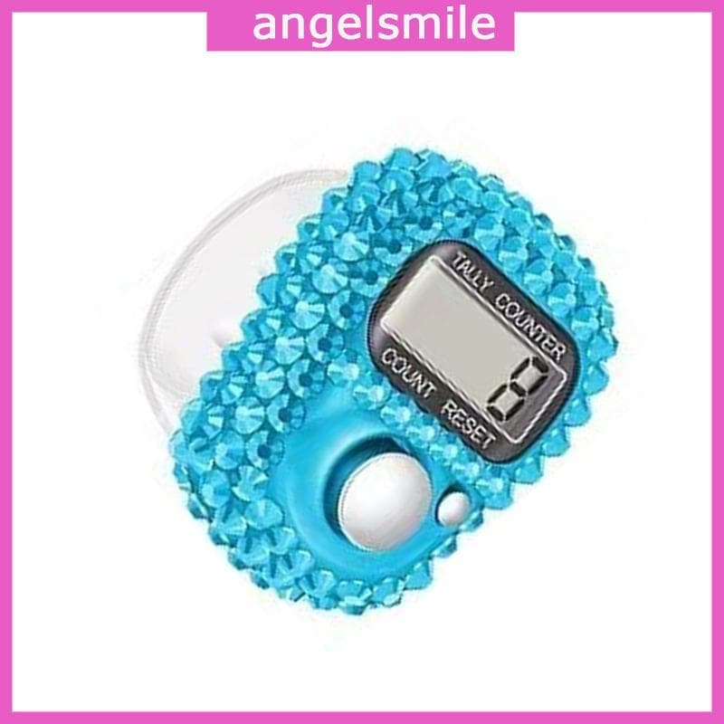 Contador Dedo Portátil ANG Design Elegante Decorado Joias, Ideal Para Estudantes E Professores, Exercícios G