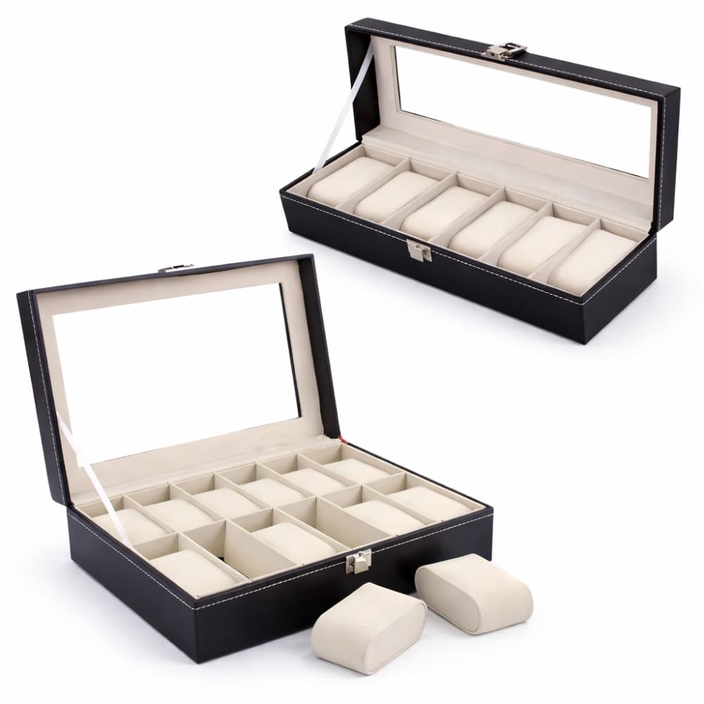 Caixa Organizadora De Relógio Porta Relogio Organizador Masculino Estojo Para Relógios Relogios
