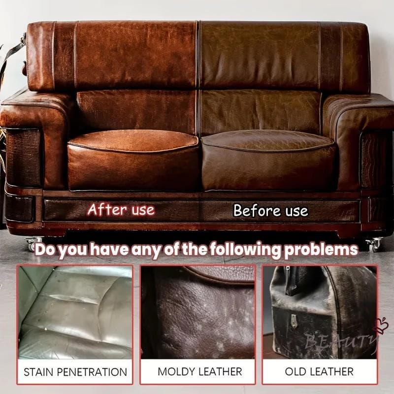 Creme De Limpeza De Couro 50g Para Condicionamento De Remoção De Manchas De Assentos De Carro De Sofá