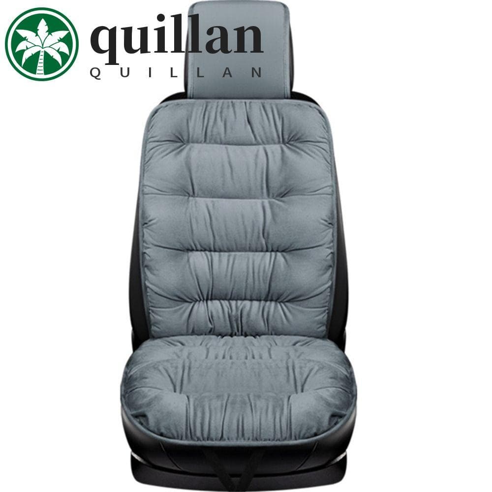 Almofada De Assento De Carro De Veludo Quente QUILLAN , Algodão Com Traseira Capa Inverno , Cadeira Frontal Confortável