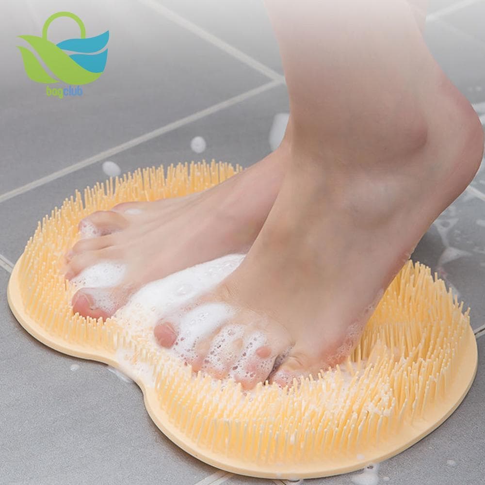 Tapete Multifuncional Para Escova De Pés , Confortável Massagem De Chuveiro Corpo , Cotovelo E Quadril