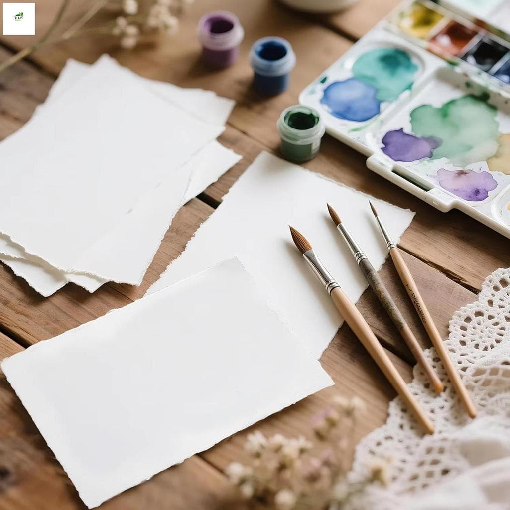 A6 Papel Aquarela Branco Em Grosso 300 GSM Para Cartões DIY Pinturas Letras Papelaria Estudante Iniciantes