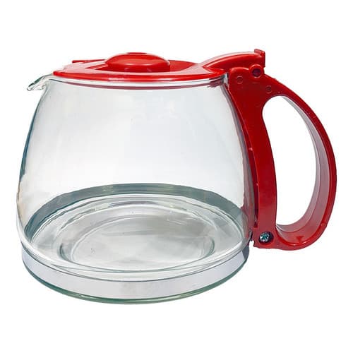 Jarra Para Cafeteira Britânia Cp15 /Cp15 Inox Vermelha Vidro Reforçado