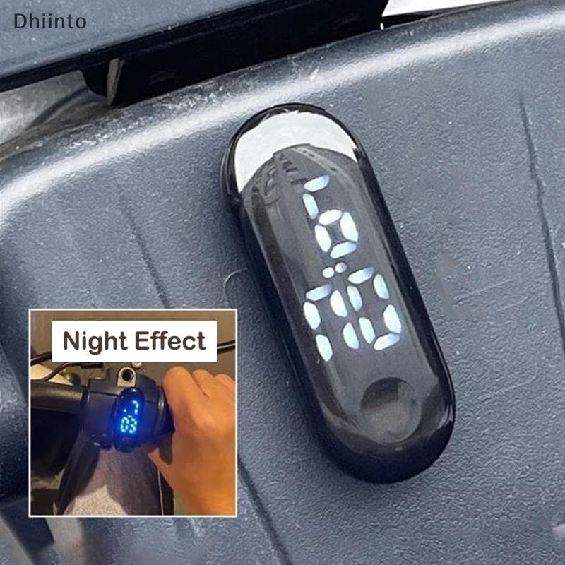 [Dhiint] Motocicleta Veículo Elétrico Exibição De Tempo A Bordo Relógio Eletrônico Portátil Stiable Display Digital Lumi