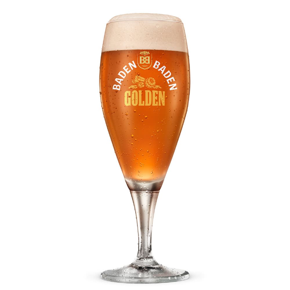 Taça de Cristal Baden Baden Golden 400ml Taça - Ruvolo