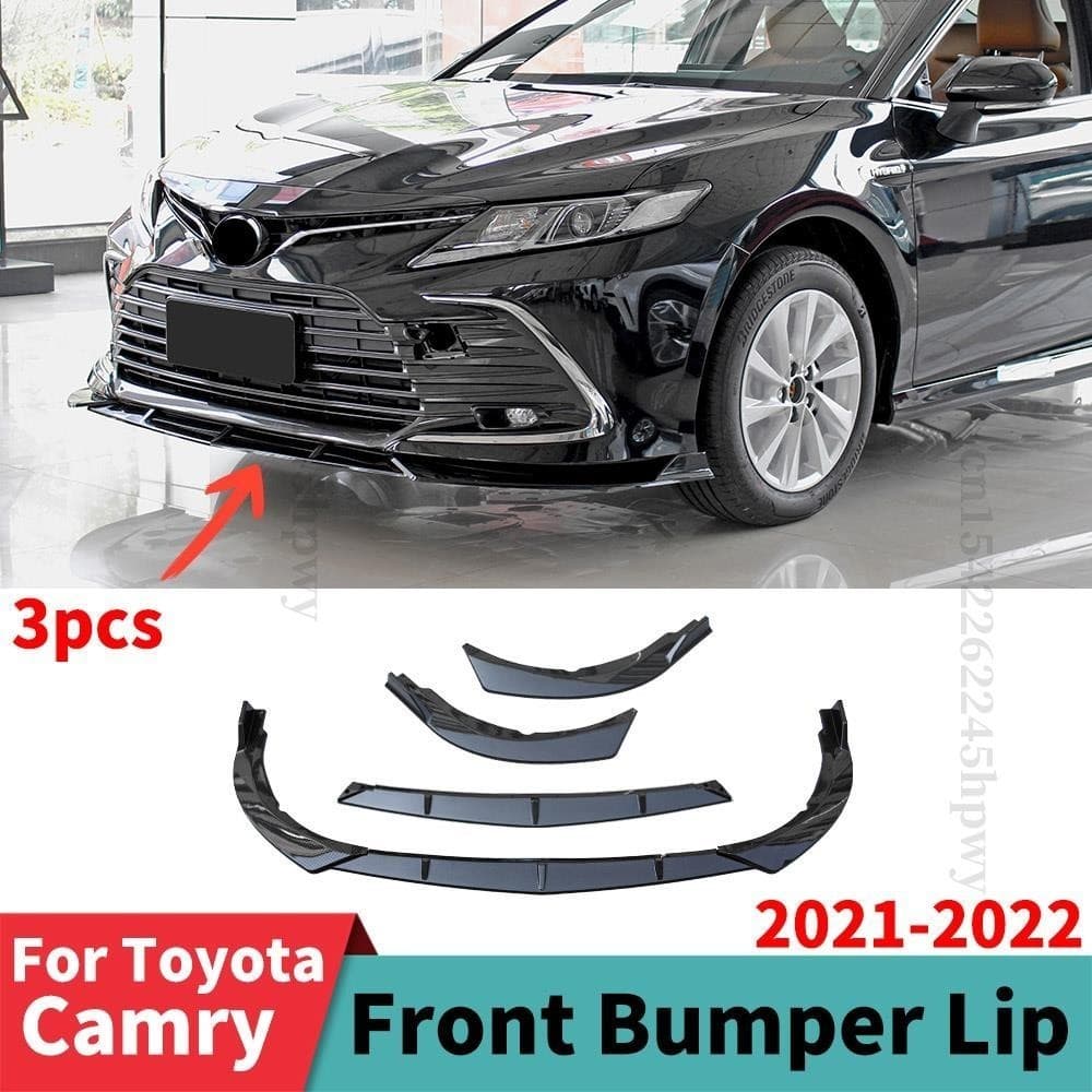 Amortecedor Dianteiro Lábio Queixo Tuning Acessórios Divisor De Alta Qualidade Corpo Kit Spoiler Defletor Para Toyota Ca