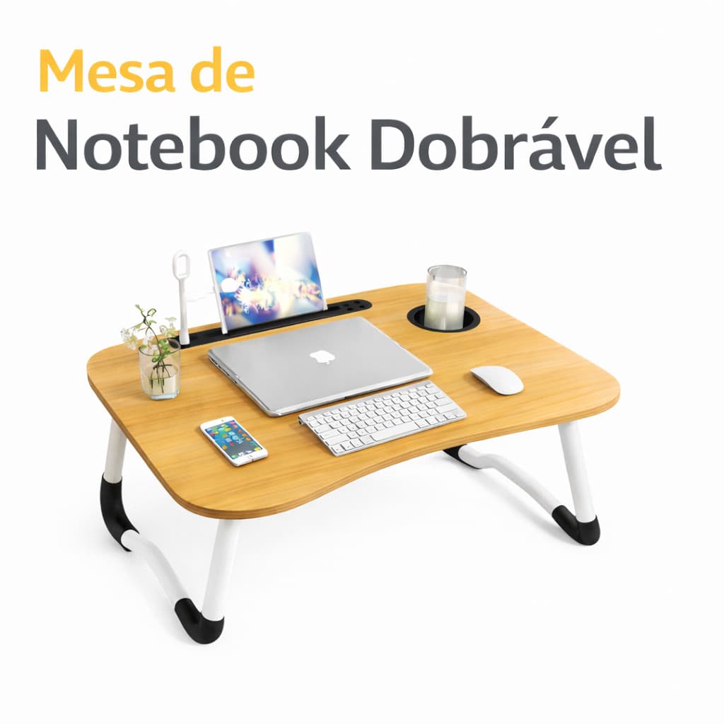 Mesa Dobrável Para Notebook Premium Portátil Multiuso