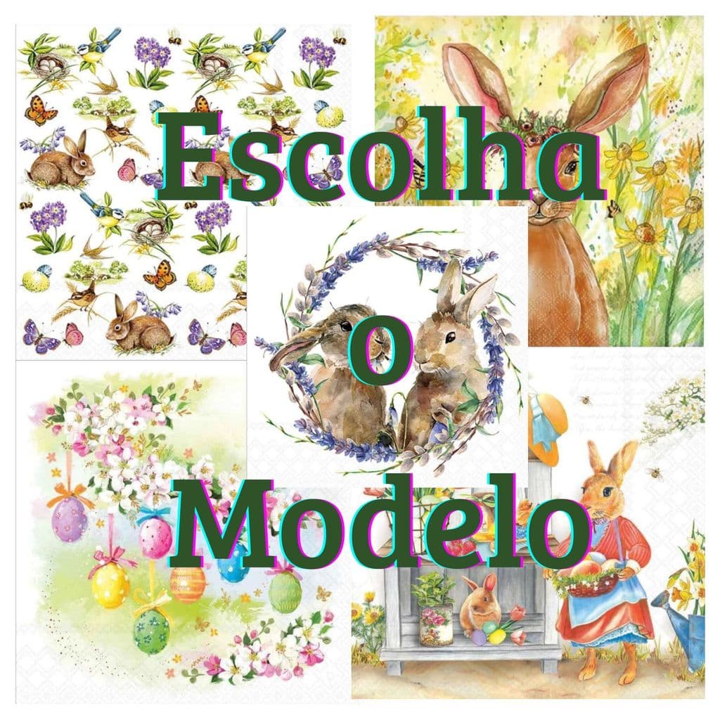 Guardanapo Estampado Páscoa para decoupage