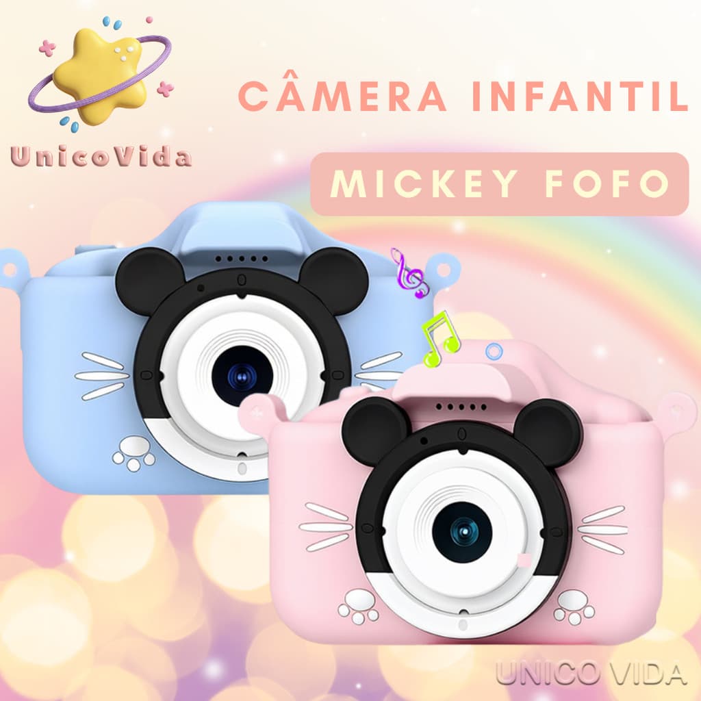 Câmera Digital Infantil-Mini Fotografia E Gravador De Vídeo【Tira Foto De Verdade】