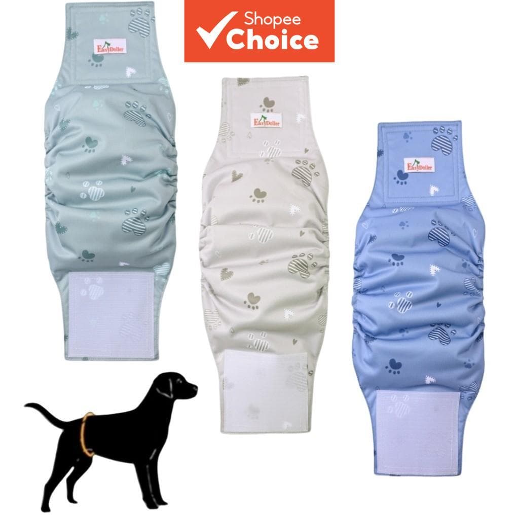 Fralda De Pano Para Cachorro Masculino Reutilizável , Lavável , Envoltório Barriga De Animais De Estimação , Roupa Íntim