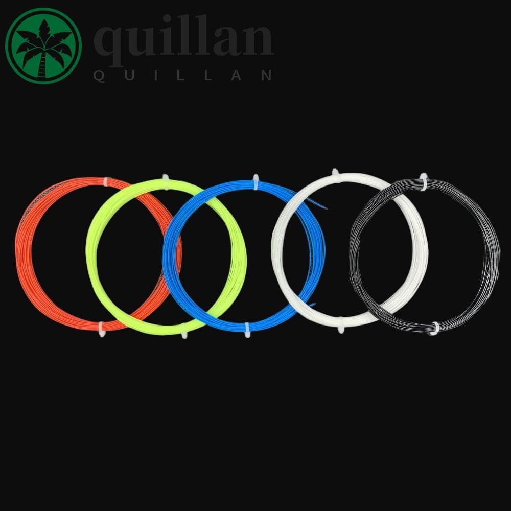 Corda De Raquete De Badminton QUILLAN , Cordas De Treinamento Elásticas Altas Duráveis , Linha Colorida De 0.7 Mm