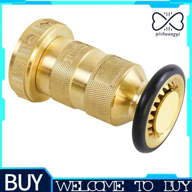 Bocal De Mangueira De Fogo 1-1/2 Polegada NPSH/NPT 100 Psi 75 Gpm Equipamento De Latão Jato Nevoeiro Sprays