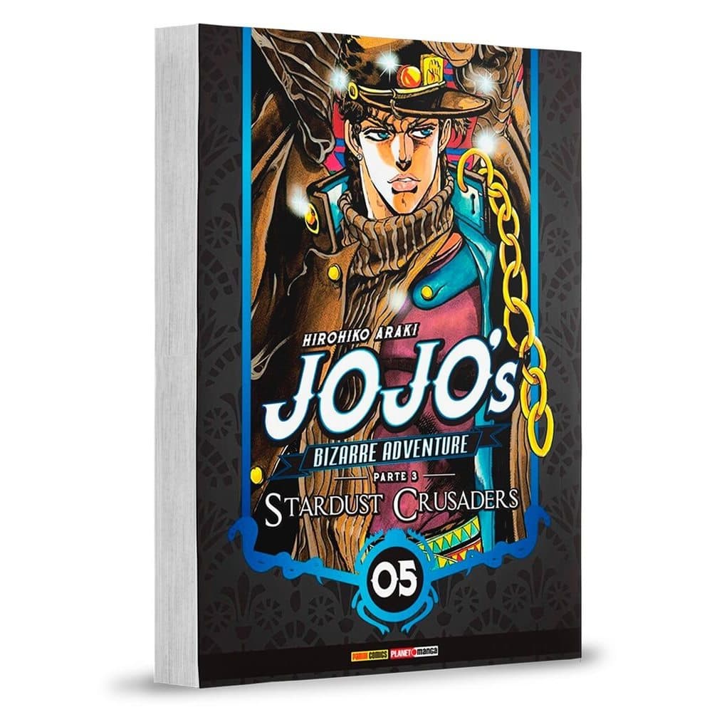 Mangá - Jojo's Bizarre Adventure - 05 - Parte 03: Stardust Crusaders - Novo/Lacrado