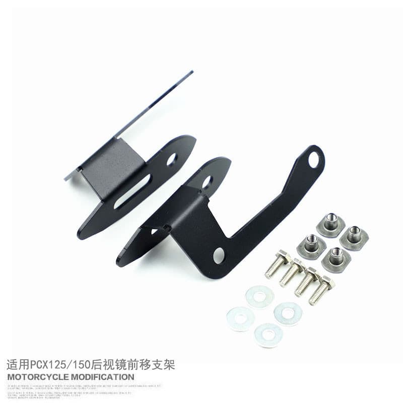 Adequado para HondaPCX150 motocicleta modificado espelho retrovisor frente movendo suporte refletor frente movendo fixaç