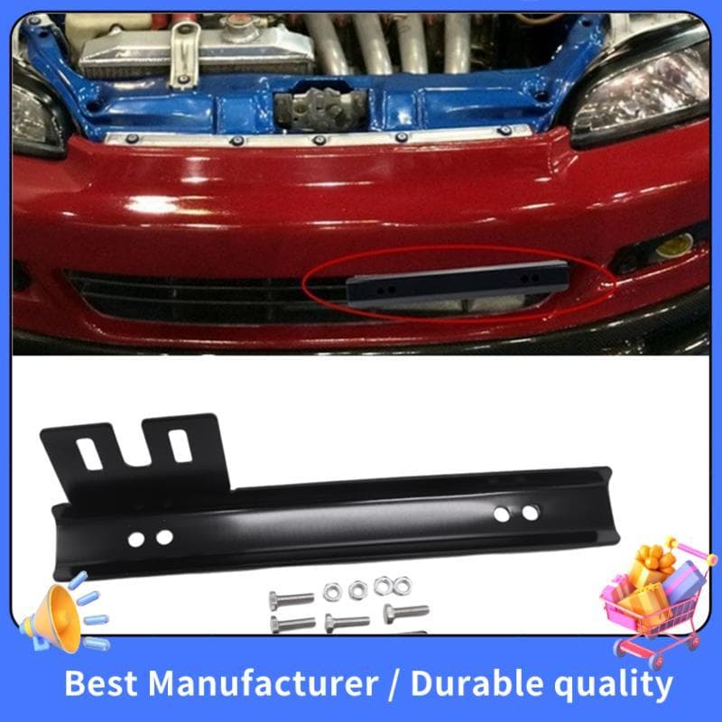 Carro Universal Amortecedor Dianteiro Suporte De Montagem Da Placa De Licença Para Do Acessórios