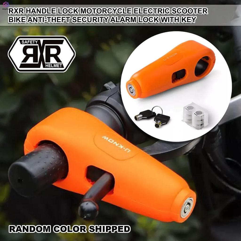 Bloqueio De Alarme Antirroubo Para Scooter De Motocicleta-Trava De Segurança Quebra De Alça Com Chaves