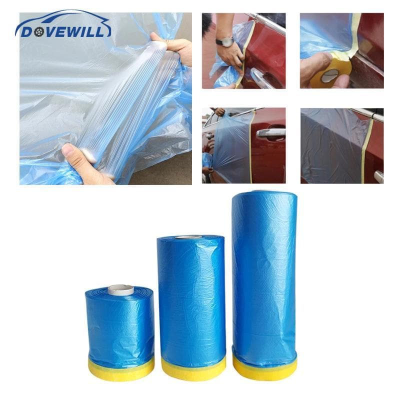 [Dovewill] Rolo De Filme De Máscara Para Pintura De Carro , Acessório À Prova D'água , Película Protetora