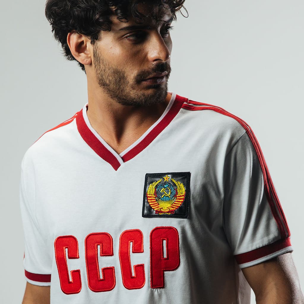 Camisa CCCP Retrô 1980 Patch Couro Masculina