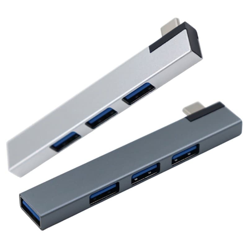 Utake Portátil Tipo C Para 4 Portas USB Expansão Doca Expansor De Transferência De Dados Rápido USB3 0