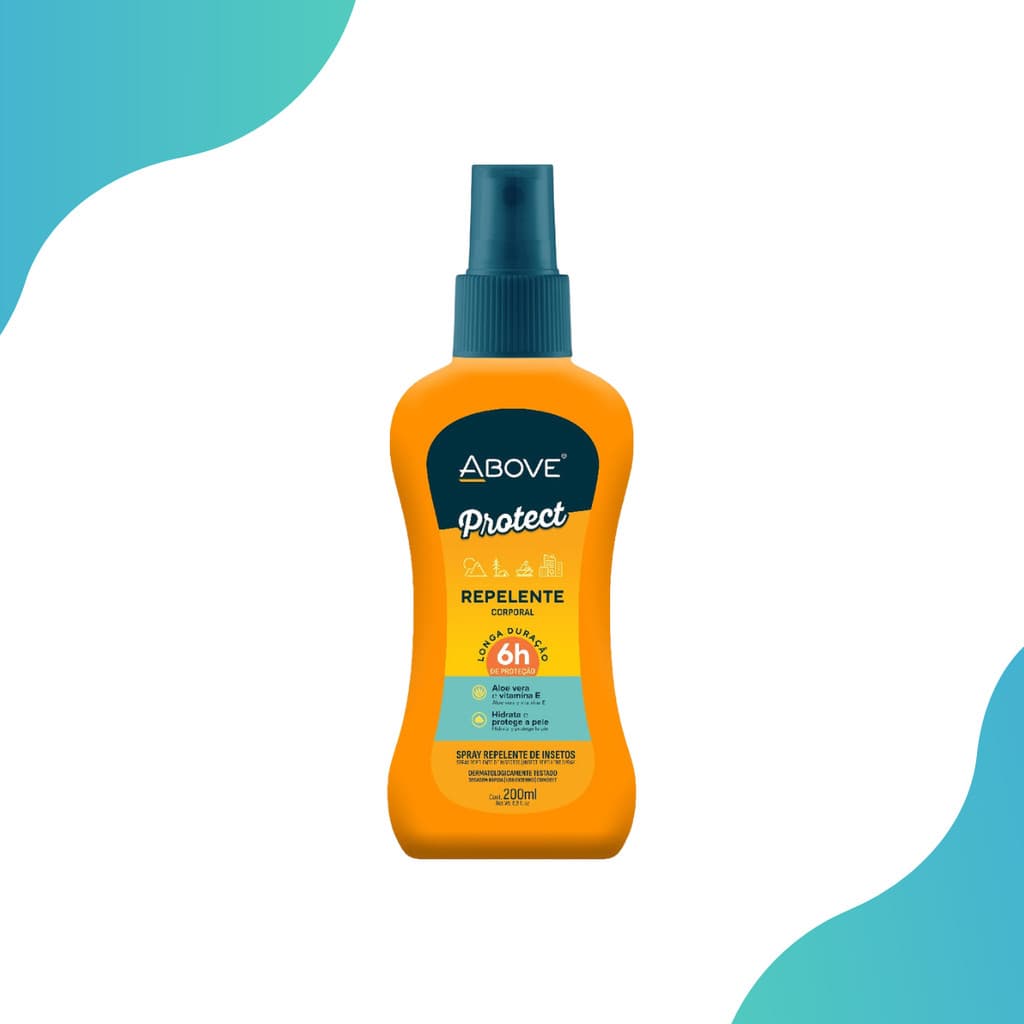 Repelente Contra Insetos Protect Above Longa Duração 100ml