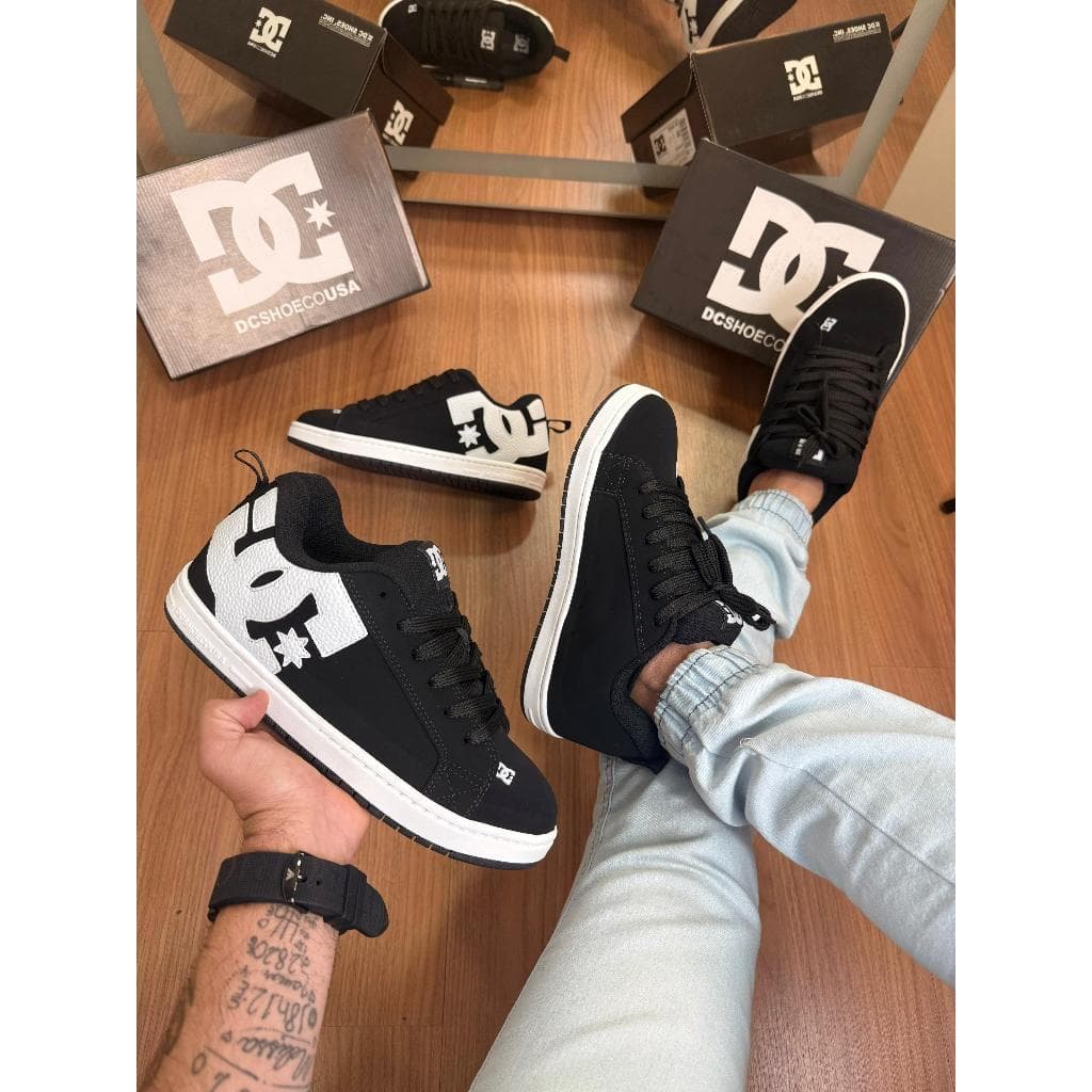 Lançamento Tênis DC Shoes Unissex para Skate  Estilo Conforto e Tendência em Promoção