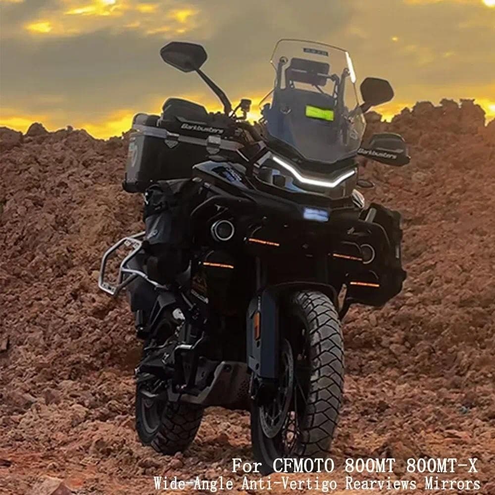 Para CFMOTO Espelho Retrovisor Dobrável Acessórios Da Motocicleta CF MOTO MT-X 800 800MT Vista Grande Campo De Angular R