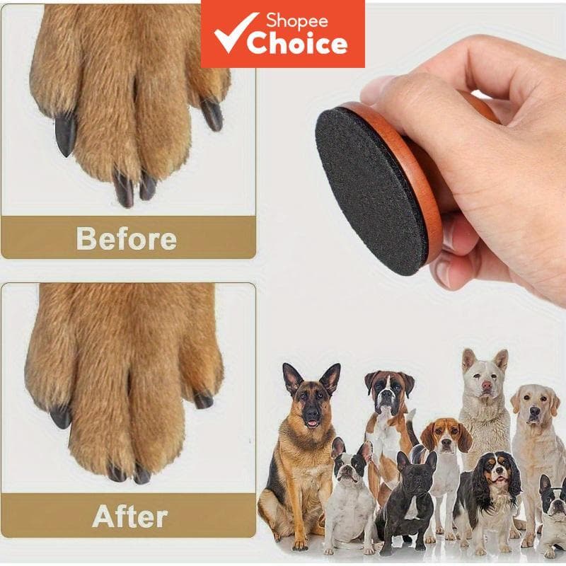 Lima De Unhas Para Cães Sem Estresse – Moedor De Pata Quadrado Aparar Ansiedade