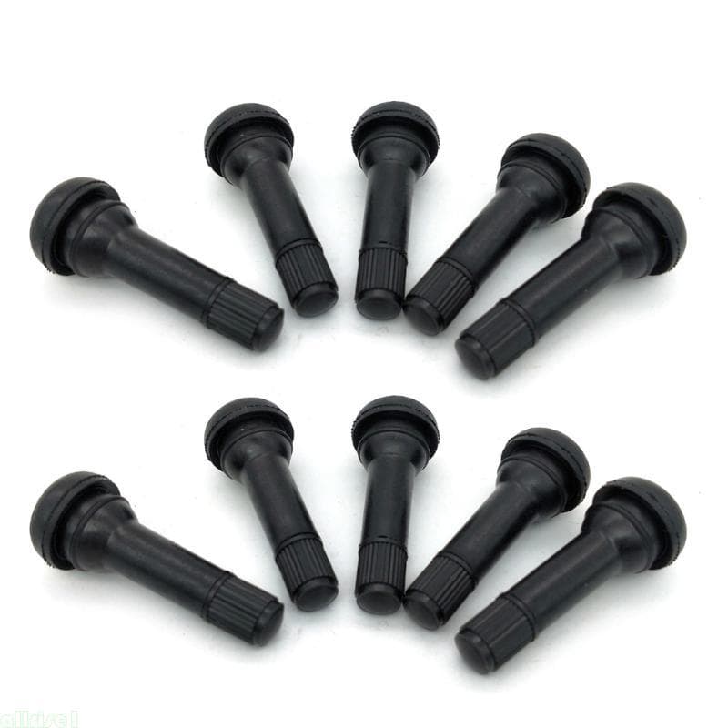 Todas As Válvulas Pneu Câmara Ar Carro Universais TR413 Hastes Borracha Preta