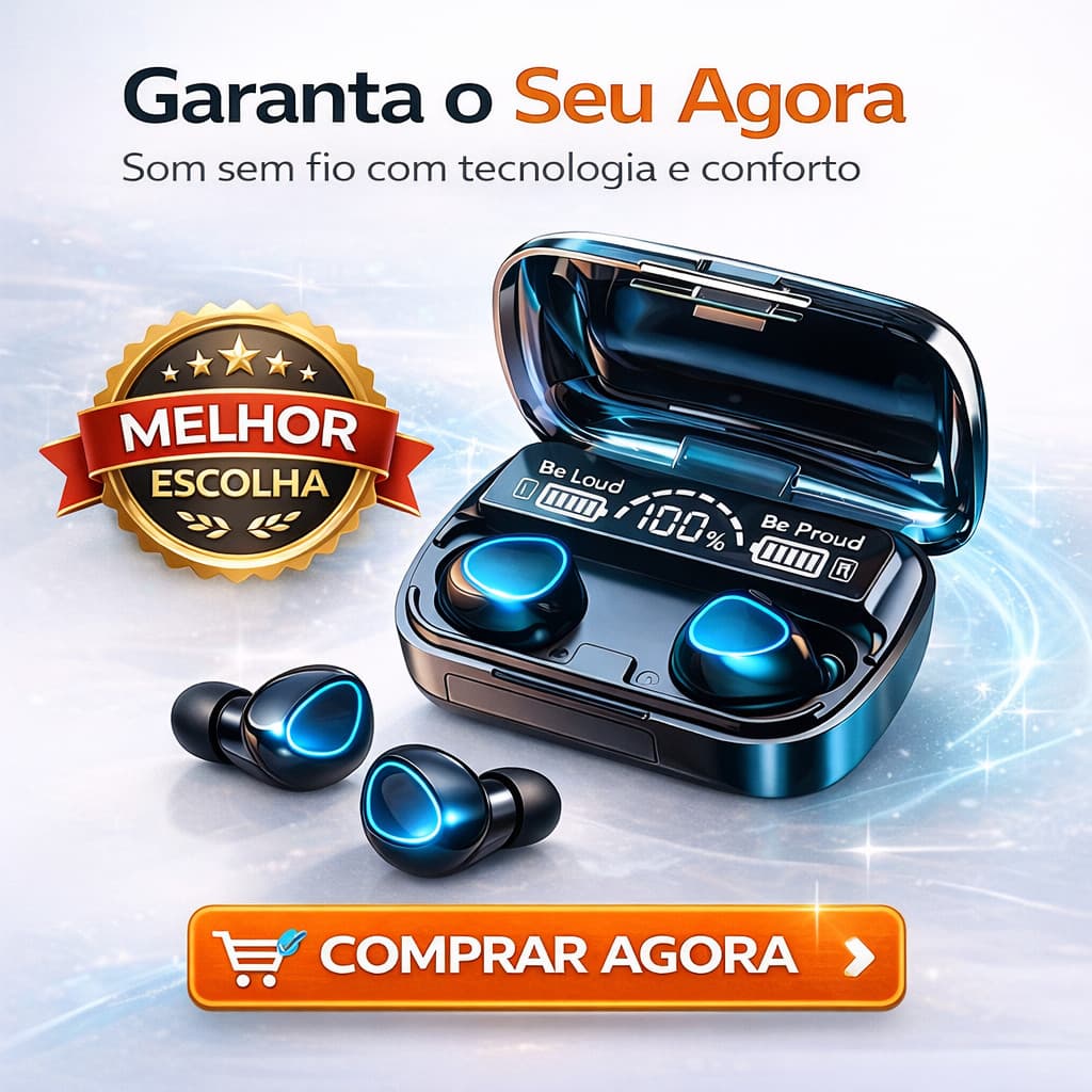 Fone Bluetooth M10 Sem Fio Display Digital