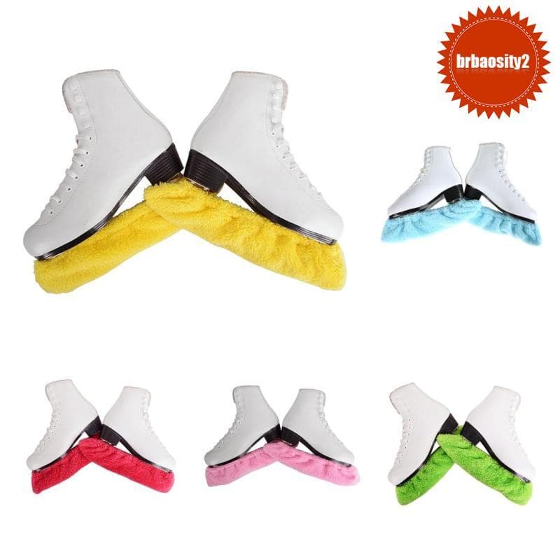 [Brbaosity2] 1 Par Esportivo Hóquei No Gelo Figura Skate Lâmina Capa Jaqueta Moldagem Guardas-Todos Os Tamanhos E Cores