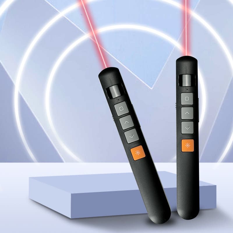 Página Flip caneta multifuncional caneta Laser ensino demonstração negócios palestra luz vermelha caneta de controle rem