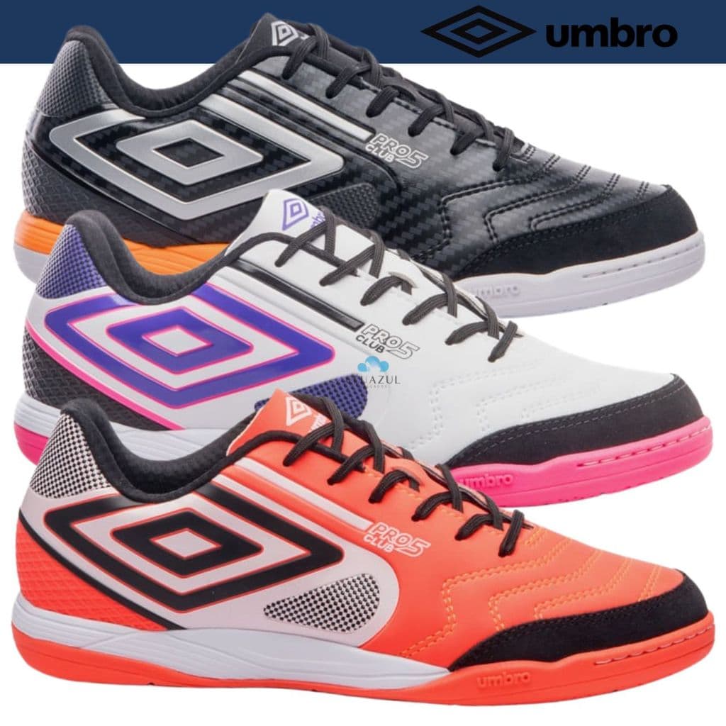 Chuteira Umbro Masculina Futsal Pro 5 Bump Club Original Performance