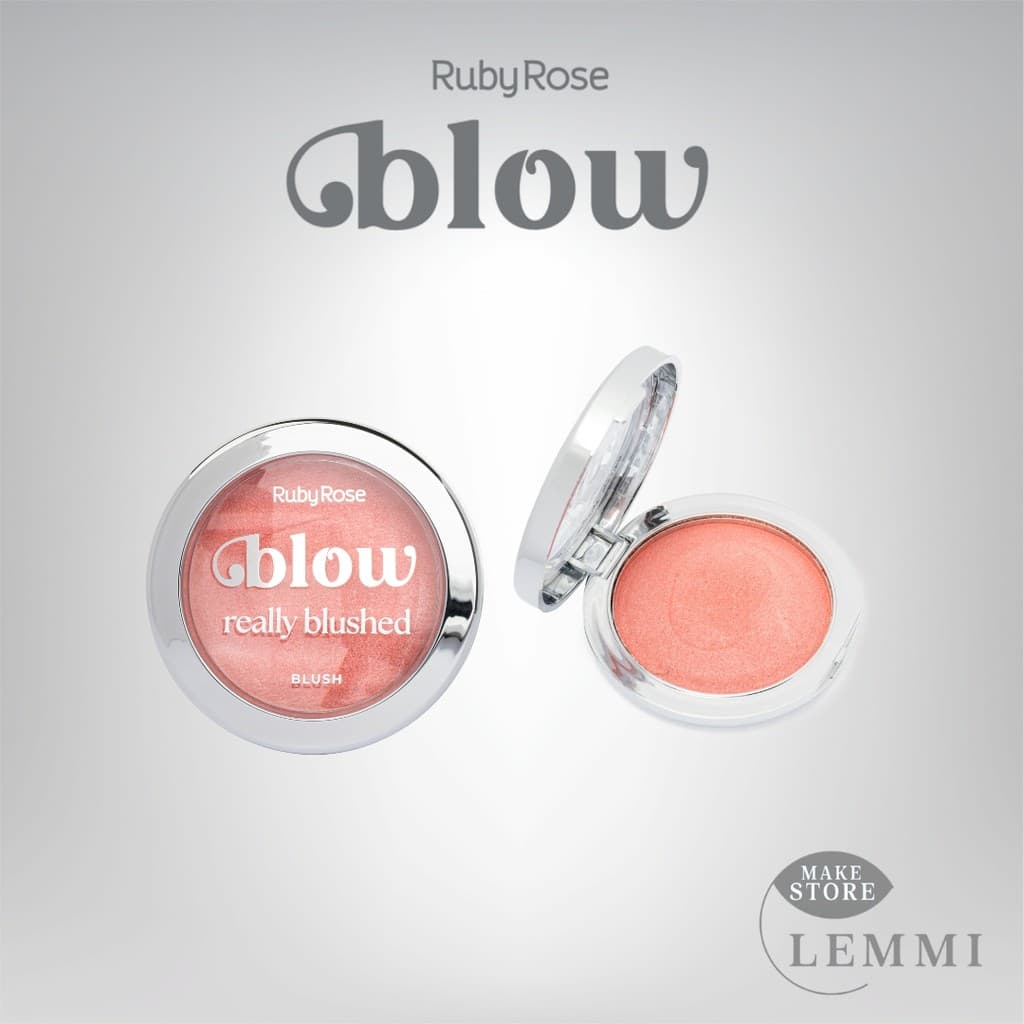 Blush Compacto Really Blushed Linha Blow - Ruby Rose