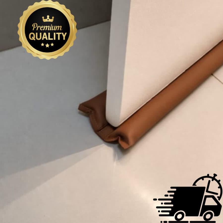 Protetor de porta Impermeável Rolinho 70cm 80cm Dupla Proteção Preto Marrom Cinza Branco