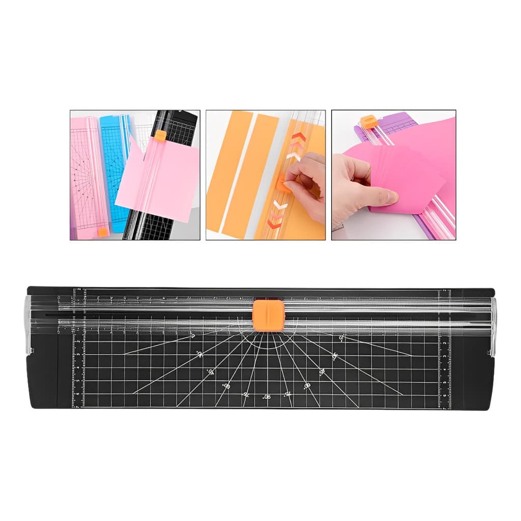 Guilhotina Cortador Refiladora Papel A4 Até 10 Folhas Ideal Para Escritório Escola E Artesanato